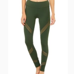 Alo Hunter Green Multi Leggings XS